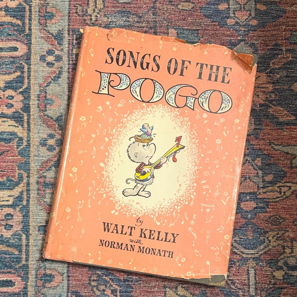 Vintage First Printing Songs of the Pogo by Walt Kelly with Norman Monath